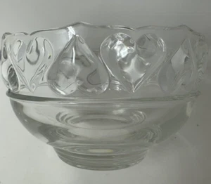 Tiffany & Co. “Ring of Hearts” 5” Bowl Candy Dish Crystal - Picture 1 of 10