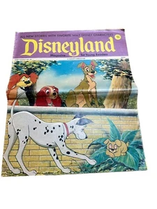 Vintage DISNEYLAND Magazine comic No. 42 Snow White Lady & The Tramp Dalmatians - Picture 1 of 4