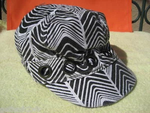 NEW VOLCOM Happy Ending HAT WHITE BLACK $28 Ladies S M - Picture 1 of 1