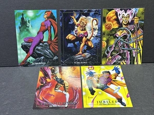 1992 Marvel Masterpieces Lost Ladies Complete Chase Insert Set of 5 LM1-LM5 NM - Picture 1 of 11