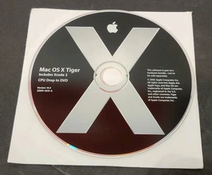 2005 Apple Mac OS X 10.4.3 Tiger Disk Only  - Picture 1 of 4