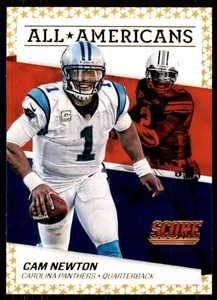 2016 Score All-Americans Gold #21 Cam Newton Carolina Panthers Football Parallel - Picture 1 of 2