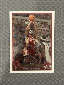 2003 Topps Chrome Lebron James Rookie RC #111 Well Centered Cavs Lakers GOAT - Bild 1 von 2