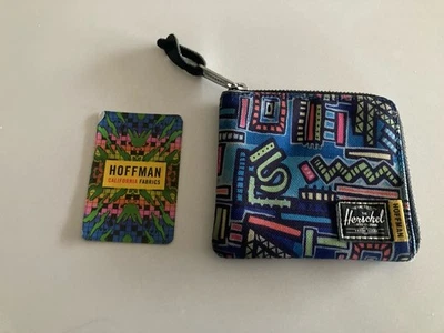 Herschel x Hoffman California Fabrics Chapter Zip Wallet Rare - image 1 of 4