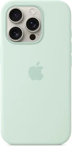 iPhone 16 Pro Silicone Case MagSafe Matte Wireless Charging Aquamarine - Picture 1 of 55