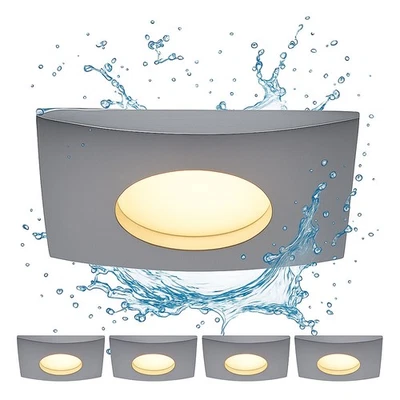 4 Faretti Da Soffitto Incassati Lampada Da Soffitto Dimmerabile LED - Immagine 1 di 4