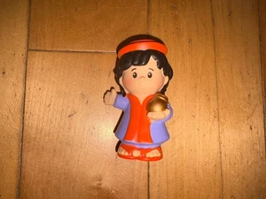 Fisher Price Little People Krippe Ersatz lila weiser Mann Figur - Bild 1 von 3