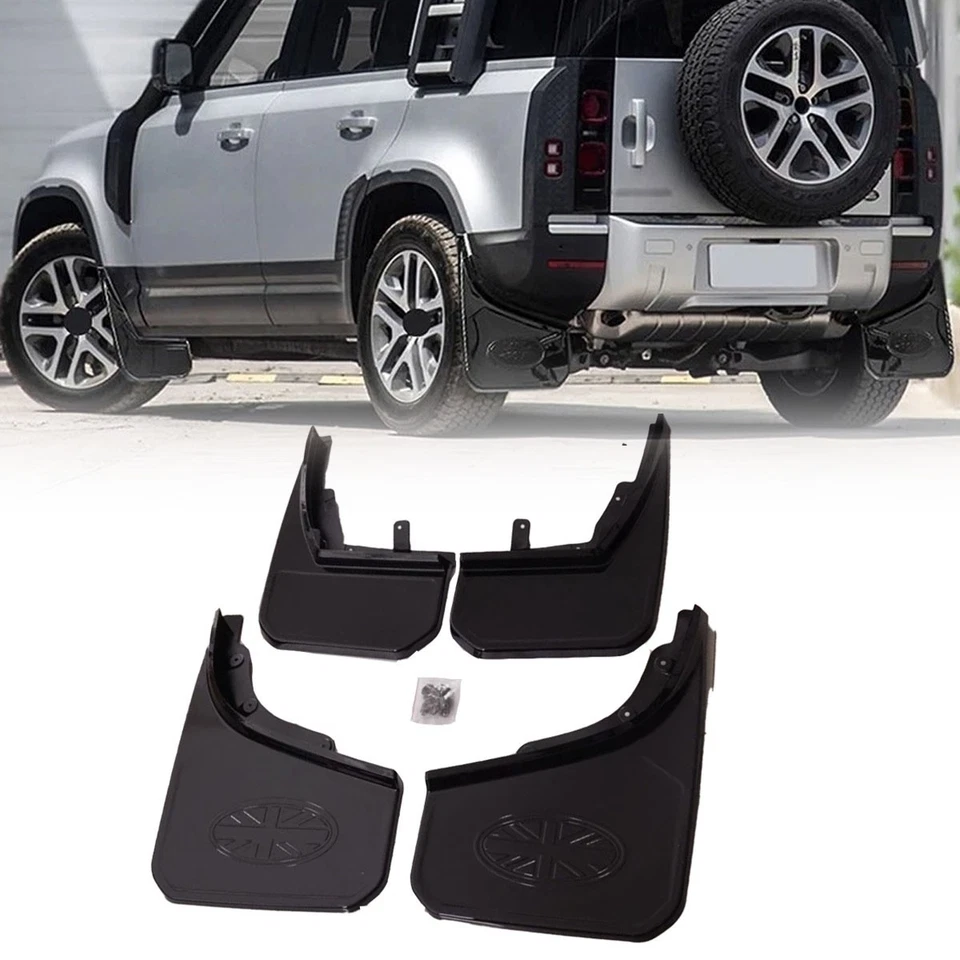 MUD FLAPS FOR LAND ROVER DEFENDER 90 110 2020-2024 MUDFLAPS MUDGUARDS FENDER - Image 1 of 4