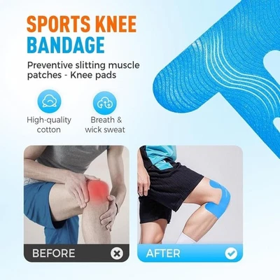 Kinesiology Tape for Knees,Knee Support&Stability,Knee Pain Relief Athletic T  - Image 1 of 4