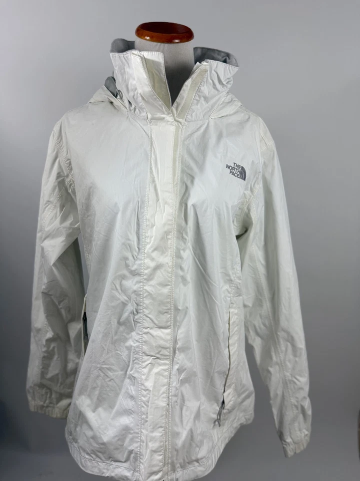THE NORTH FACE Blanco Capucha HYVENT Chubasquero Mujer XL Foto 1 de 4