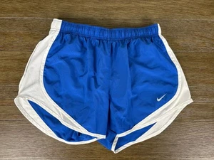 Nike Women’s Dri Fit Tempo Lined Running Shorts Gym Blue Size M Runners Pocket - Picture 1 of 10