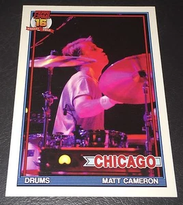 PEARL JAM Chicago Baseball Card 2016 - Matt Cameron 9 pink - Wrigley pack cubs - Picture 1 of 1