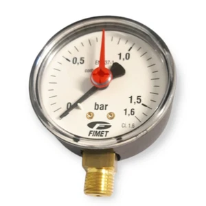 MANOMETRO ARIA ACQUA 1.6 BAR Ø 63  mm FILETTO 1/4 1,6 ATE - Picture 1 of 1