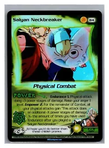 1x ROMPECUELLO DBZ CCG SAIYAN 84 HOLO FOIL FUSIÓN POCO COMÚN SAGA DRAGON BALL Z - Imagen 1 de 1