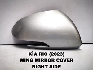 KIA RIO (2023) WING MIRROR COVER RIGHT DRIVER SIDE SILVER (#K1) - Picture 1 of 7