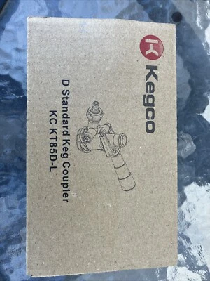 Kegco D Estándar - Acoplador de barril KC KT85D-L Nueva caja abierta Foto 1 de 4