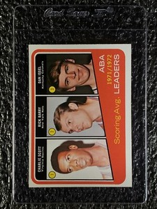 1972 Topps Basketball #259 ABA Scoring Average Leaders EX/MT