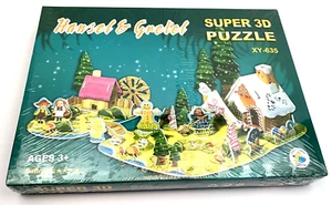 Hansel & Gretel 3D Story Puzzle Gingerbread House Toy NIB Easy - Picture 1 of 6