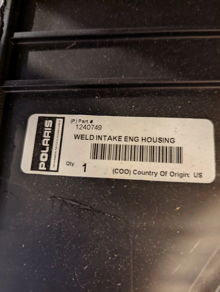 2014 - 2021 POLARIS RZR XP 1000 4 XP4 OEM ENGINE INTAKE AIRBOX HOUSING 1240749 - Image 1 of 1