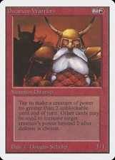 Dwarven Warriors Unlimited Edition HP MTG