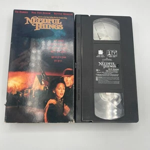 Needful Things (1993), VHS Movie, New Line Home Video (1994), S. King, Von Sydow - Picture 1 of 2