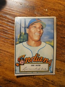 1952 Topps Set-Break # 24 Luke Easter LOWER GRADE Wrinkle Cleveland Indians 