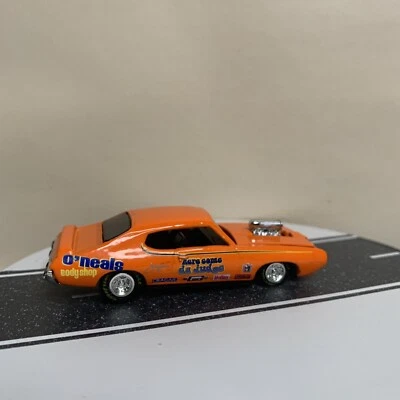 Pontiac GTO 1969 Racing Champions John Force Field NHRA naranja O’neals 1:64 casi nuevo Foto 1 de 4