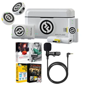 Hollyland LARK M2 DUO 2-Person Wireless Combo Microphone System + Accessories - Afbeelding 1 van 11