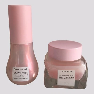 GLOW RECIPE Watermelon Glow Sleeping Mask and Glow Recipe Watermelon Dew Drops - Image 1 of 4