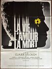 Affiche Cinema La Vie Lamour La Mort 120X160cm Poster Claude Lelouch  Amidou