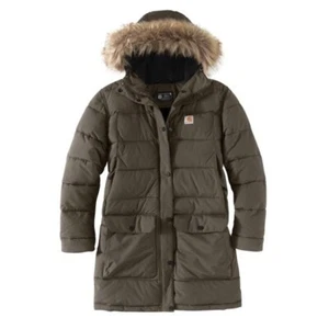 Carhartt Montana Women Relaxed Fit Insulated Coat, Tarmac, size XS (0-2) - Picture 1 of 8