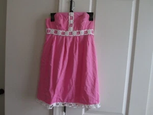 LADIES PINK LILLY PULITZER SZ 4 SLEEVELESS DRESS * EXCELLENT - Picture 1 of 5