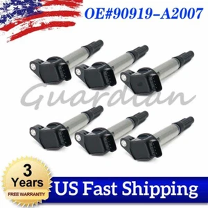 6x bobina de encendido 90919-A2007 90919-A2002 para TOYOTA AVALON CAMRY RAV4 VENZA 3.5L - Imagen 1 de 9