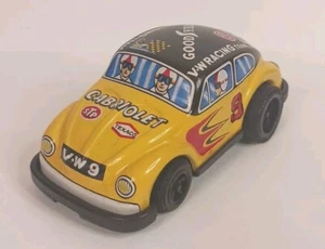 Tin Volkswagon VW Beetle Cabriolet Friction Drive (Tested) Vintage STP Japan - Picture 1 of 9
