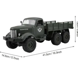 rc military truck 1/16 - Bild 1 von 6