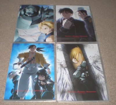 Fullmetal Alchemist Brotherhood Part 1 & 2 Episodes 1-26 DVD 4 Disc SET Anime - Image 1 of 2