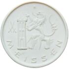 DDR Porzellan-Medaille -  IV. BRIEFMARKEN AUSSTELLUNG Meissen ⌀ ca. 40 mm
