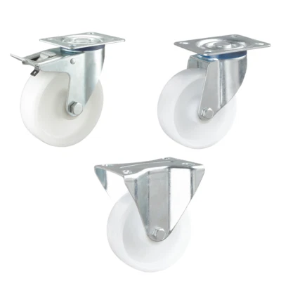 VELUMA Transportrollen Schwerlastrollen Polyamide Nylon Kunststoff 080 100 125 160 200