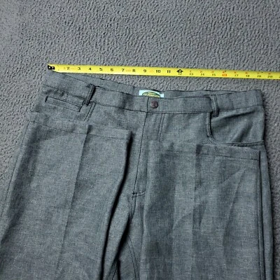 Pantalones de poliéster Haband para hombre 38 x25 XS entrepierna calce gris para siempre pantalones informales Foto 1 de 4