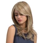 Middle Part Long Curly Synthetic Wigs Straight Hair Wig For Women Daily Use6677