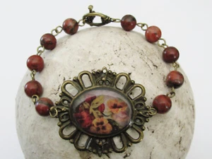 Herbstschmuck Blumenarmband Harzarmband Herbstarmband Herbstarmband Damen  - Bild 1 von 4