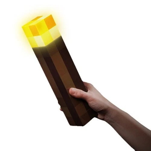 MINECRAFT Streichholz Lampe Leuchte Licht Wandlampe Wall Torch - Bild 1 von 4