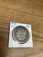 1893 CC Morgan Silver Dollar US $1 90% Silver Coin Carson City Mint