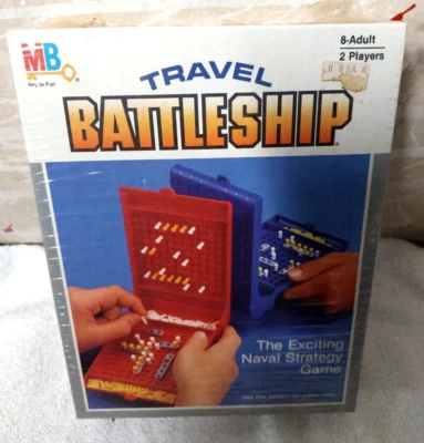 Vintage 1984 MB Milton Bradley Travel Battleship Naval Strategy Game New Sealed - Image 1 of 4