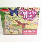 new Melissa & Doug Butterfly Bliss Jumbo Jigsaw Floor Puzzle 48 pcs