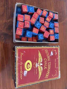 Vintage - Scatola di gesso per piscina torneo nazionale uno gesso lordo - Prop film - Foto 1 di 11