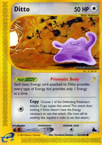 Heavy Play x 1 Ditto - 51/144 - Common Skyridge - Image 1 of 1