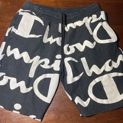 Pantalones cortos de sudor vintage Champion tejido inverso para hombre talla L Foto 1 de 4