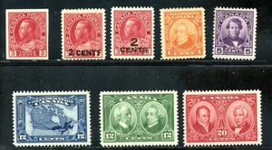 LOTE 31558 COMO NUEVO H OG OCHO SELLOS DE CANADÁ - Imagen 1 de 2