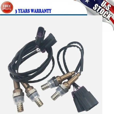 Set of 4 Upstream & Downstream Oxygen Sensor For Kia Sedona 3.8L V6 2006-2010 Foto 1 de 4